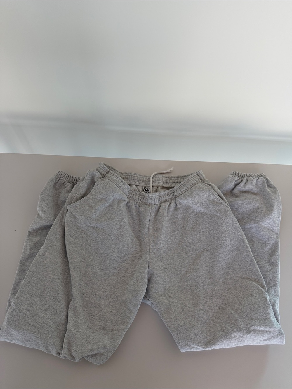 Los Angeles Apparel Gray Track Joggers - Classic Elastic Waist